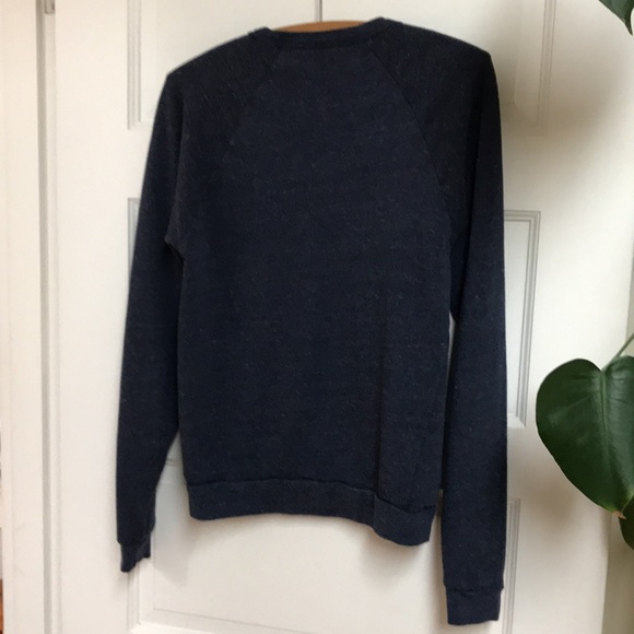 Local Branch Brooklyn Sz Small sweatshirt Royal Crewneck Made in the USA blue - Picture 7 of 9